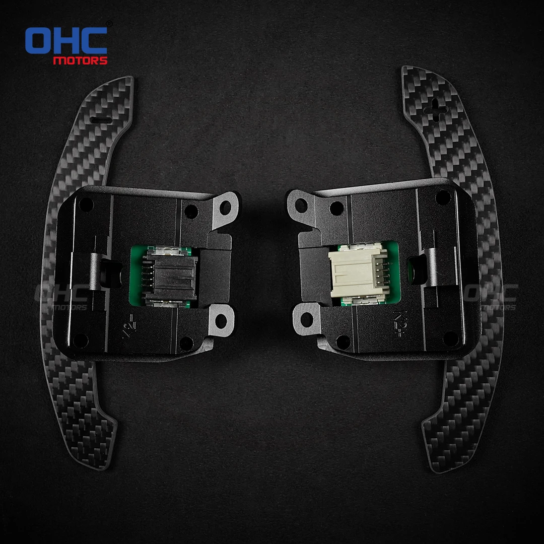 OHC Motors Magnetic Carbon Fiber Paddle Shifters Compatible For Chevrolet Corvette C8 Magnetic Attraction Function
OHC Motors Magnetic Carbon Fiber Paddle Shifters Compatible For Chevrolet Corvette C8 Magnetic Attraction Function