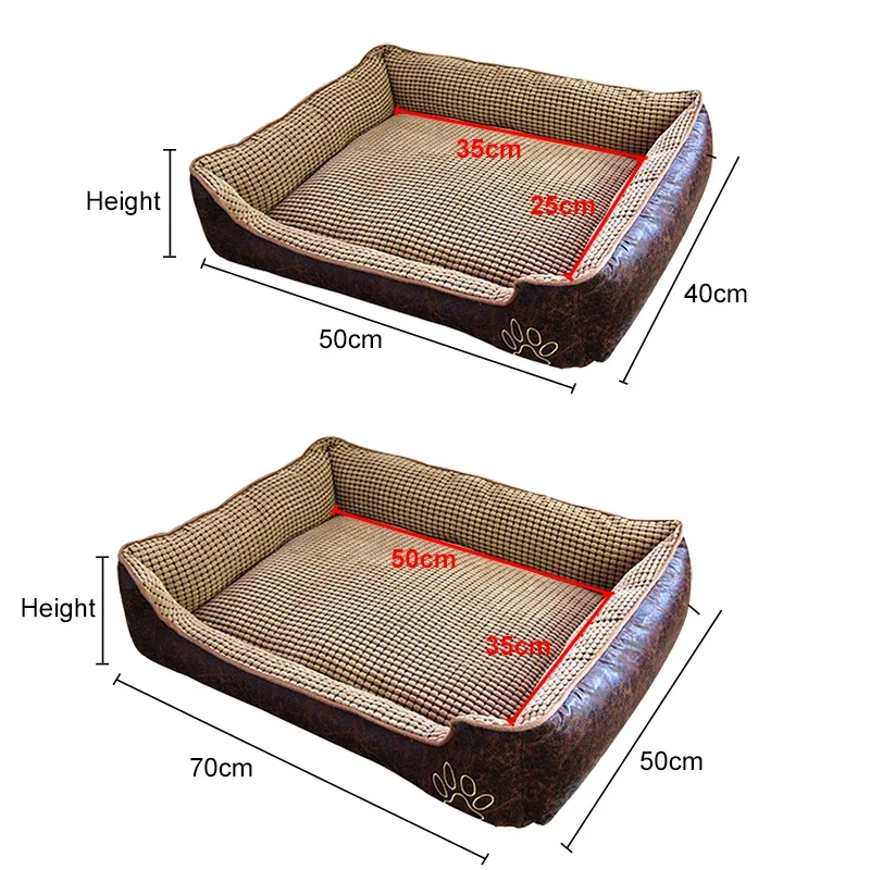 Waterproof Leather Dog Bed Washable PP Cotton Padded Pet Puppy Cushion For Large Dogs Pet sofa Dog tent clearance Pet stairs 
Waterproof Leather Dog Bed Washable PP Cotton Padded Pet Puppy Cushion For Large Dogs Pet sofa Dog tent clearance Pet stairs