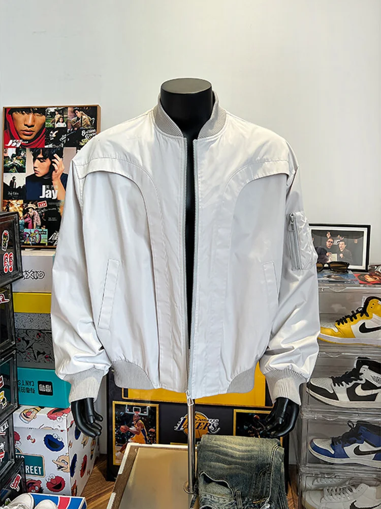American Sle Deconstructed Blade Pilot Jaet Men's Spring Autumn Design Cleanfit ort Baseball Coat Youth Faion
American Sle Deconstructed Blade Pilot Jaet Men's Spring Autumn Design Cleanfit ort Baseball Coat Youth Faion