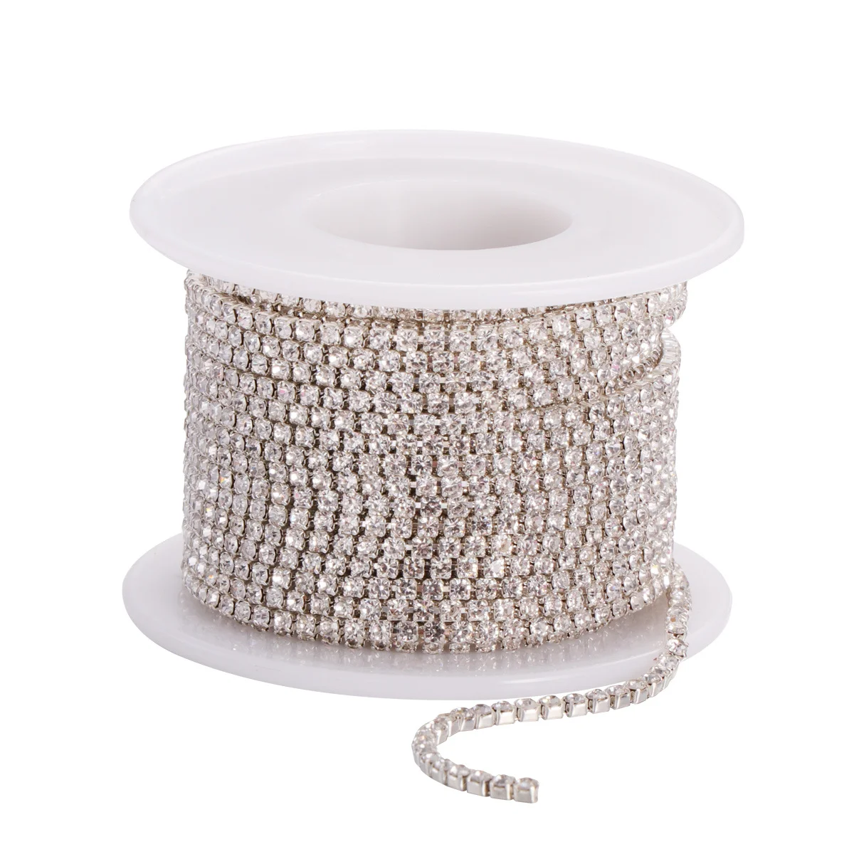 10M Crystal Rhinestone Claw Chain Clear 2.0mm Glass Trimming for Jewelry Sewing DIY Wedding Party Decor Bridal Veil Costume Cake
10M Crystal Rhinestone Claw Chain Clear 2.0mm Glass Trimming for Jewelry Sewing DIY Wedding Party Decor Bridal Veil Costume Cake