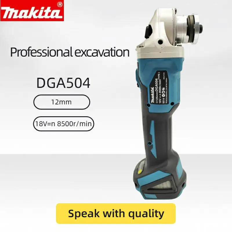 Угловая шлифмашина Makita DGA504 18В 6.0Ач 125мм, бесщеточная, литий-ионная, многофункциональная, без аккумулятора и зарядного устройства
Угловая шлифмашина Makita DGA504 18В 6.0Ач 125мм, бесщеточная, литий-ионная, многофункциональная, без аккумулятора и зарядного устройства
