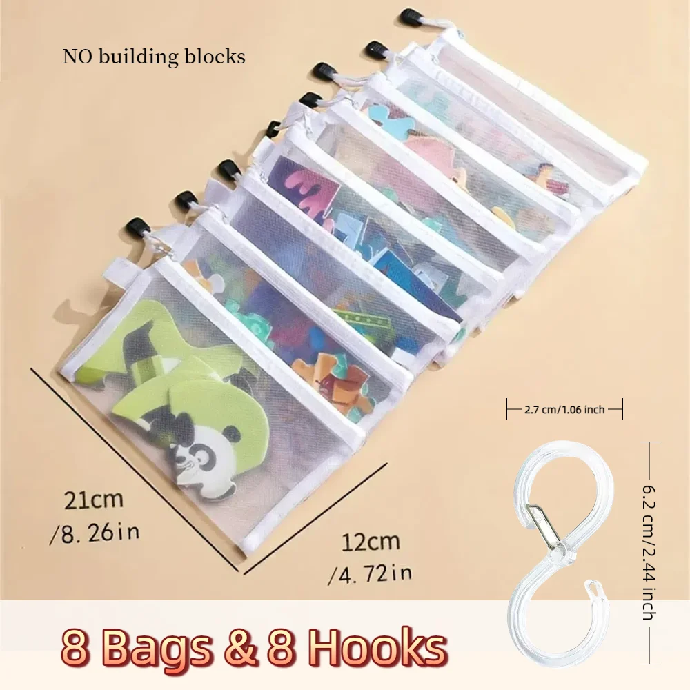 8pcs Zipper Mesh Bags, 3 Sizes, Zipper Mesh Bags, Waterproof Clear Travel Bags, Office Supplies Document Bags With Zipper
8pcs Zipper Mesh Bags, 3 Sizes, Zipper Mesh Bags, Waterproof Clear Travel Bags, Office Supplies Document Bags With Zipper