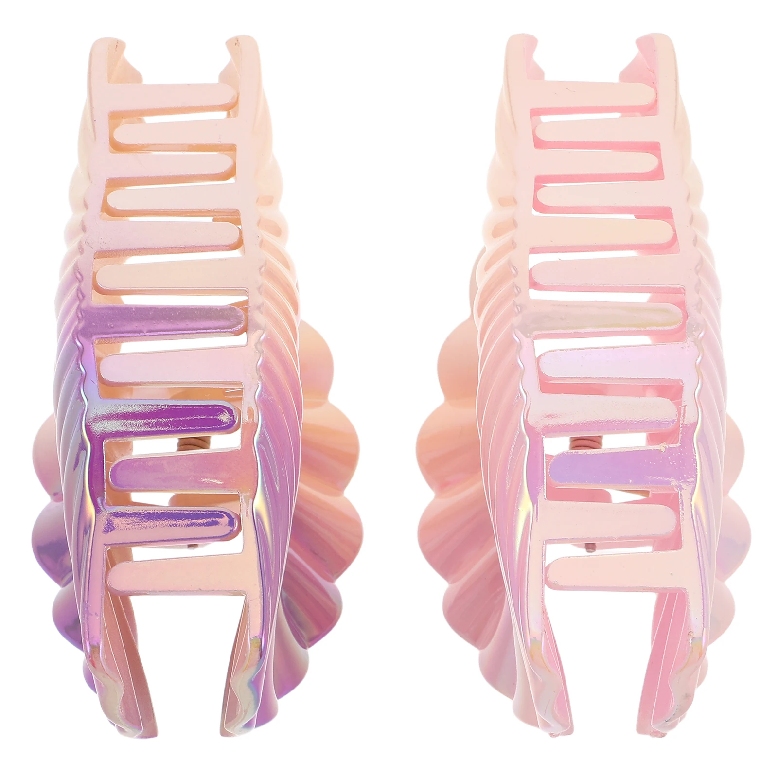 2 Pcs Gradient Shell Hair Clip Girls Styling Pattern Fashion Claw Accessories for Marble Hairpin Seashells Clamp Holder
2 Pcs Gradient Shell Hair Clip Girls Styling Pattern Fashion Claw Accessories for Marble Hairpin Seashells Clamp Holder