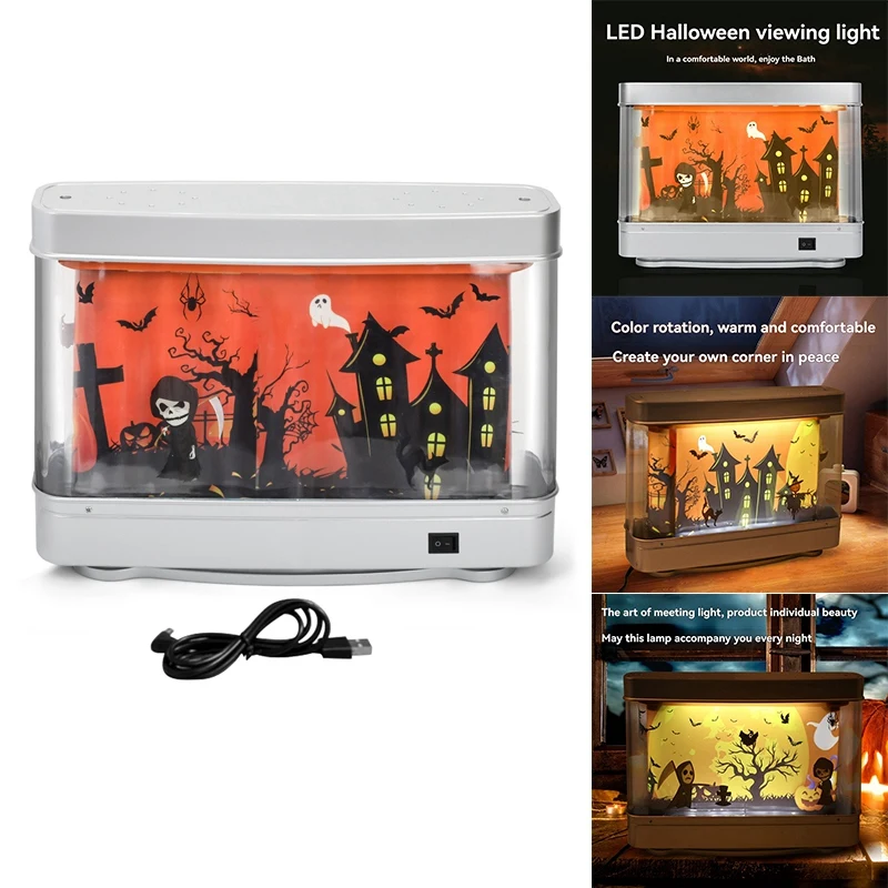 ABRN-Fish Tank Light Декор для аквариума Ночник Виртуальный Хэллоуин Динамическая светодиодная настольная лампа для декора комнаты Дома, офиса
ABRN-Fish Tank Light Декор для аквариума Ночник Виртуальный Хэллоуин Динамическая светодиодная настольная лампа для декора комнаты Дома, офиса