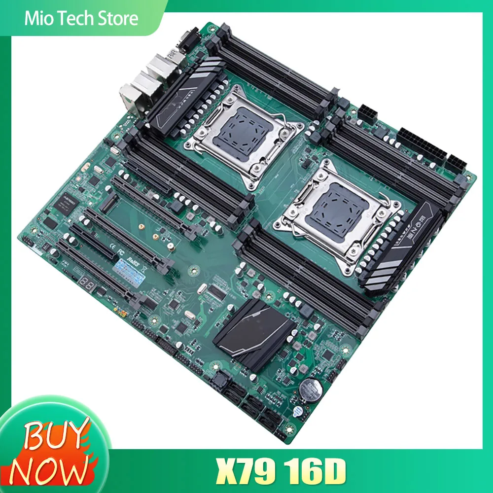 X79 16D для серверной материнской платы HUANANZHI 16D Dual X79 с несколькими слотами расширения LGA 2011 
X79 16D для серверной материнской платы HUANANZHI 16D Dual X79 с несколькими слотами расширения LGA 2011