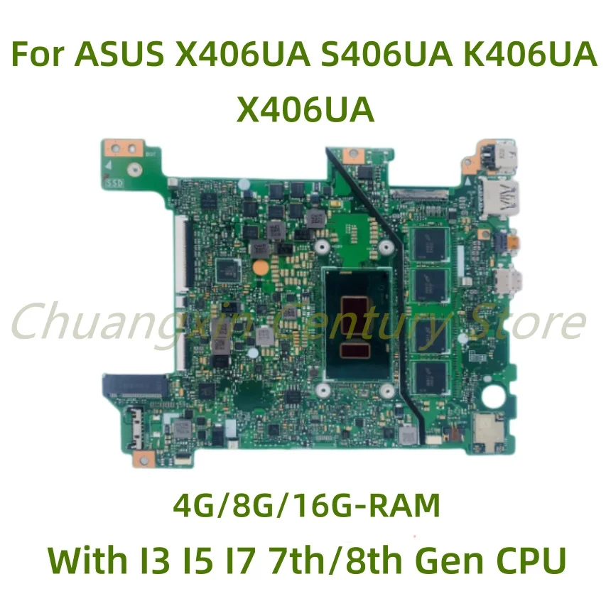 X406UA motherboard suitable for ASUS VivoBook S14 S406UA K406UA V406UA Laptop with I3 I5 I7-7TH/8TH CPU 4G/8G/16G RAM 100% test
X406UA motherboard suitable for ASUS VivoBook S14 S406UA K406UA V406UA Laptop with I3 I5 I7-7TH/8TH CPU 4G/8G/16G RAM 100% test