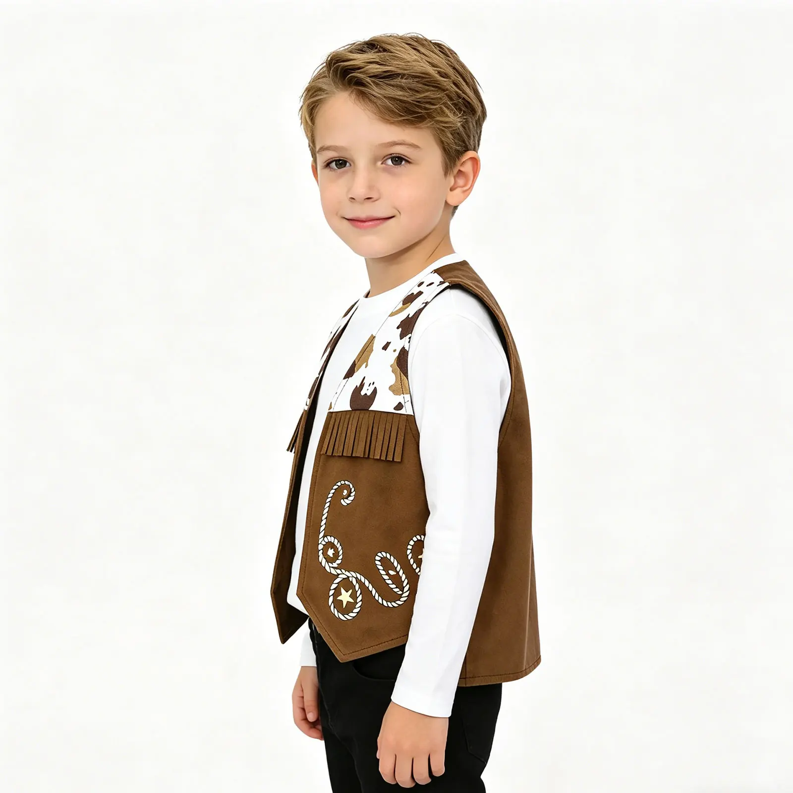 Cowboy Dress Up Outfits Baby Boys Clothes Boys Girls Fringed Waistcoat Western Costume For Purim Halloween Carnival Birthday
Cowboy Dress Up Outfits Baby Boys Clothes Boys Girls Fringed Waistcoat Western Costume For Purim Halloween Carnival Birthday