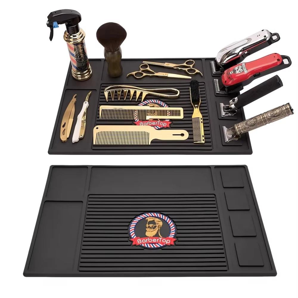 Anti-skid Magnetic Tray Silicone Storage Table Mat Heat Resistant Pad Clippers Scissors Trimmers Holder Barbershop Tools
Anti-skid Magnetic Tray Silicone Storage Table Mat Heat Resistant Pad Clippers Scissors Trimmers Holder Barbershop Tools