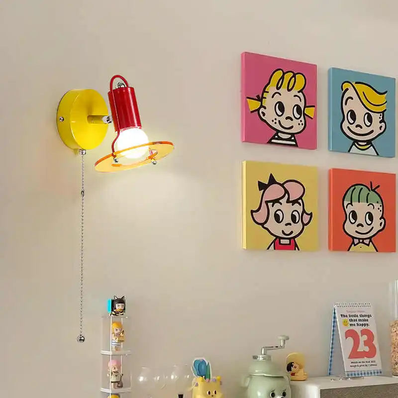 Medieval Color Memphis Boy Girl Wall Nordic Wall Lamp Bedside Table Study Children's Bedroom Light Dopamine
Medieval Color Memphis Boy Girl Wall Nordic Wall Lamp Bedside Table Study Children's Bedroom Light Dopamine
