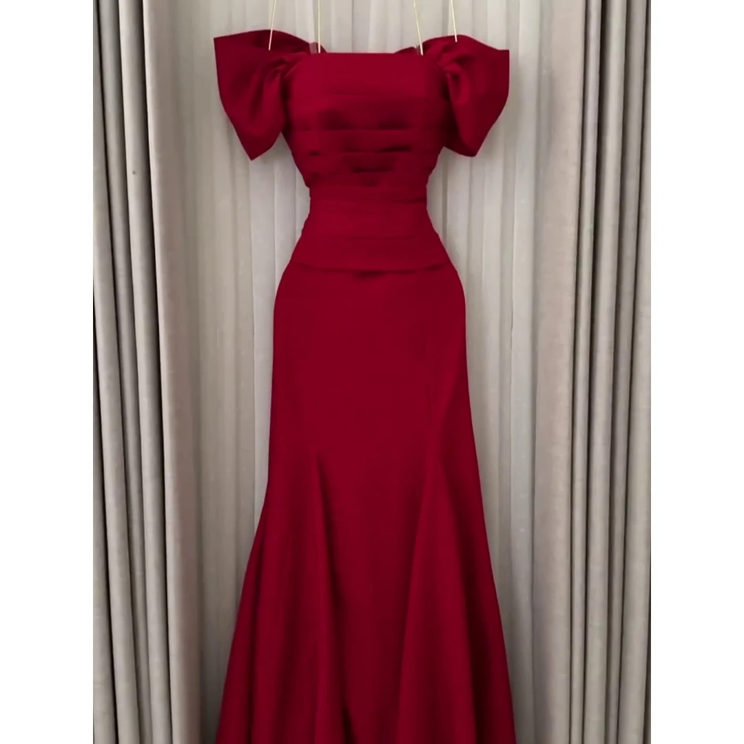 Vows Custom Made Saudi Women's Evening Dress 2026 Woman Fishtail Skirt Bead Embroidery Robe Designer Luxe Long Sleeves Prom Day
Vows Custom Made Saudi Women's Evening Dress 2026 Woman Fishtail Skirt Bead Embroidery Robe Designer Luxe Long Sleeves Prom Day