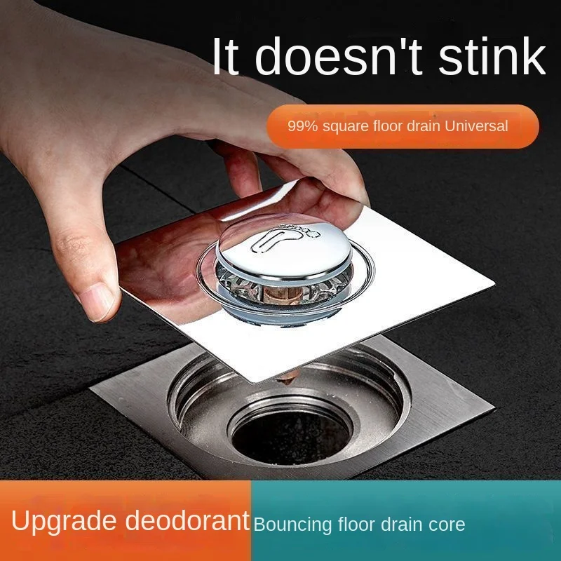 Foot bouncing floor drain core bathroom toilet toilet water full copper pedal insect-proof and anti-odor seal pressure plug
Foot bouncing floor drain core bathroom toilet toilet water full copper pedal insect-proof and anti-odor seal pressure plug