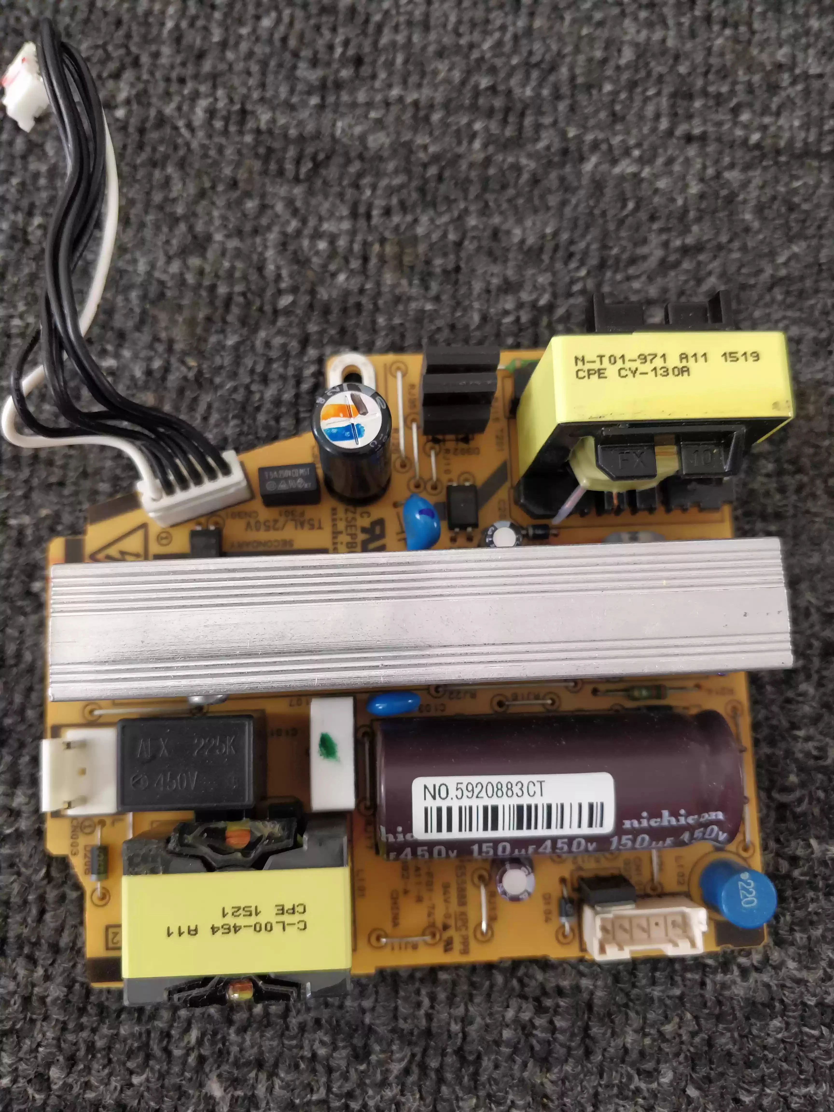 CB-X29/27/25/22/21/20/17/X30/97H/950W Projector Main Power Board
CB-X29/27/25/22/21/20/17/X30/97H/950W Projector Main Power Board