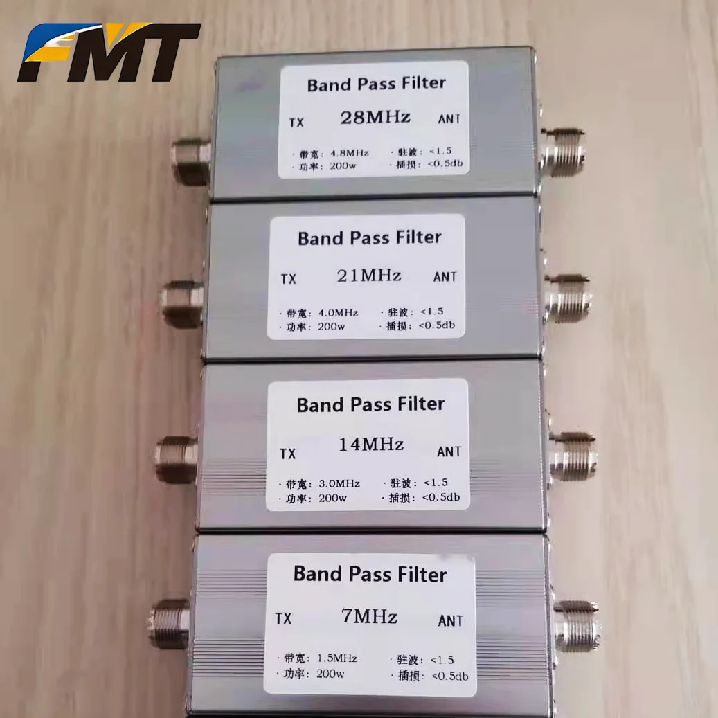 FMT .Shortwave 7MHz 14MHz 18MHz 21MHz 24MHz 27.5MHz 28MHz High Isolation Bandpass Filter BPF Anti-interference Increase Sensitiv
FMT .Shortwave 7MHz 14MHz 18MHz 21MHz 24MHz 27.5MHz 28MHz High Isolation Bandpass Filter BPF Anti-interference Increase Sensitiv
