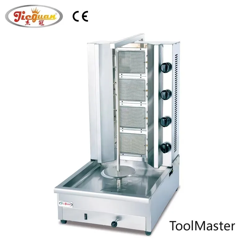 【Hot Sale】Stainless Steel 4 Burners Middle East Gas Chicken Meat Barbecue Rotary Doner Kebab Grill Shawarma Machine
【Hot Sale】Stainless Steel 4 Burners Middle East Gas Chicken Meat Barbecue Rotary Doner Kebab Grill Shawarma Machine