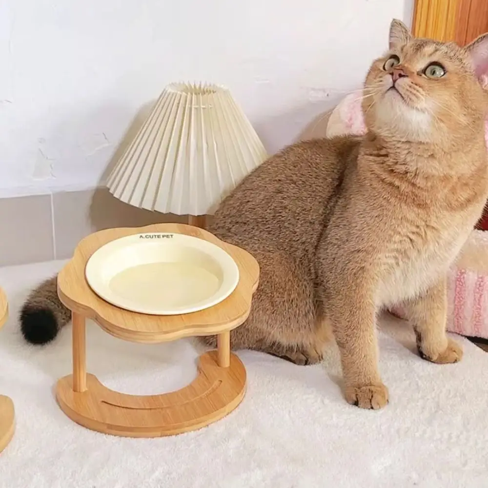 Pet Supplies Ceramic Cat Bowl Cute Creative Pet High Foot Bowl Detachable Wooden Dog Food Feeding Basin Neck Protection
Pet Supplies Ceramic Cat Bowl Cute Creative Pet High Foot Bowl Detachable Wooden Dog Food Feeding Basin Neck Protection