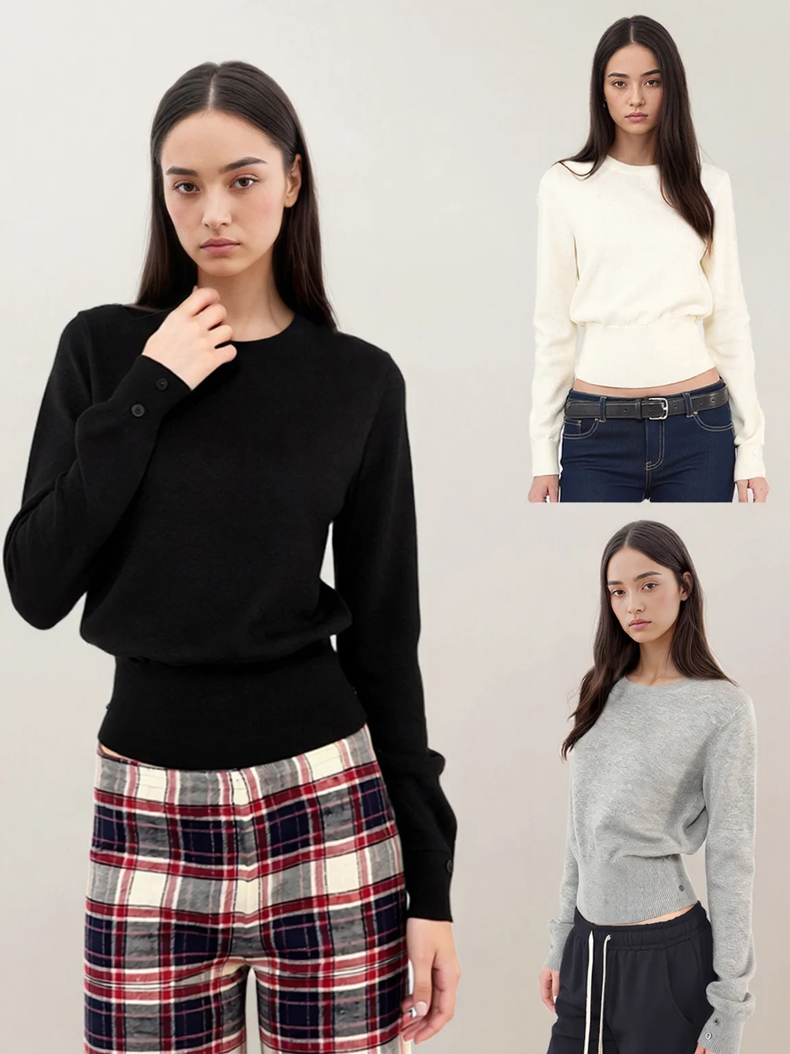 Длинный вязаный топ для похудения с круглым вырезом на талии, свободный крой, базовый слой на пуговицах, смесь шерсти, смесь полиэстера, нейлон...
Длинный вязаный топ для похудения с круглым вырезом на талии, свободный крой, базовый слой на пуговицах, смесь шерсти, смесь полиэстера, нейлон...