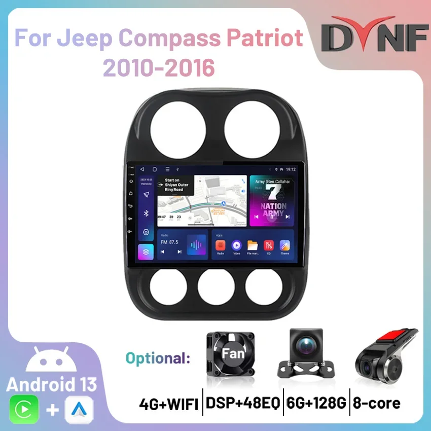 2Din Android Car Radio For Jeep Compass Patriot 2010 2011-2016 Autoradio Stereo Multimedia Automotive Carplay Android Auto Video
2Din Android Car Radio For Jeep Compass Patriot 2010 2011-2016 Autoradio Stereo Multimedia Automotive Carplay Android Auto Video