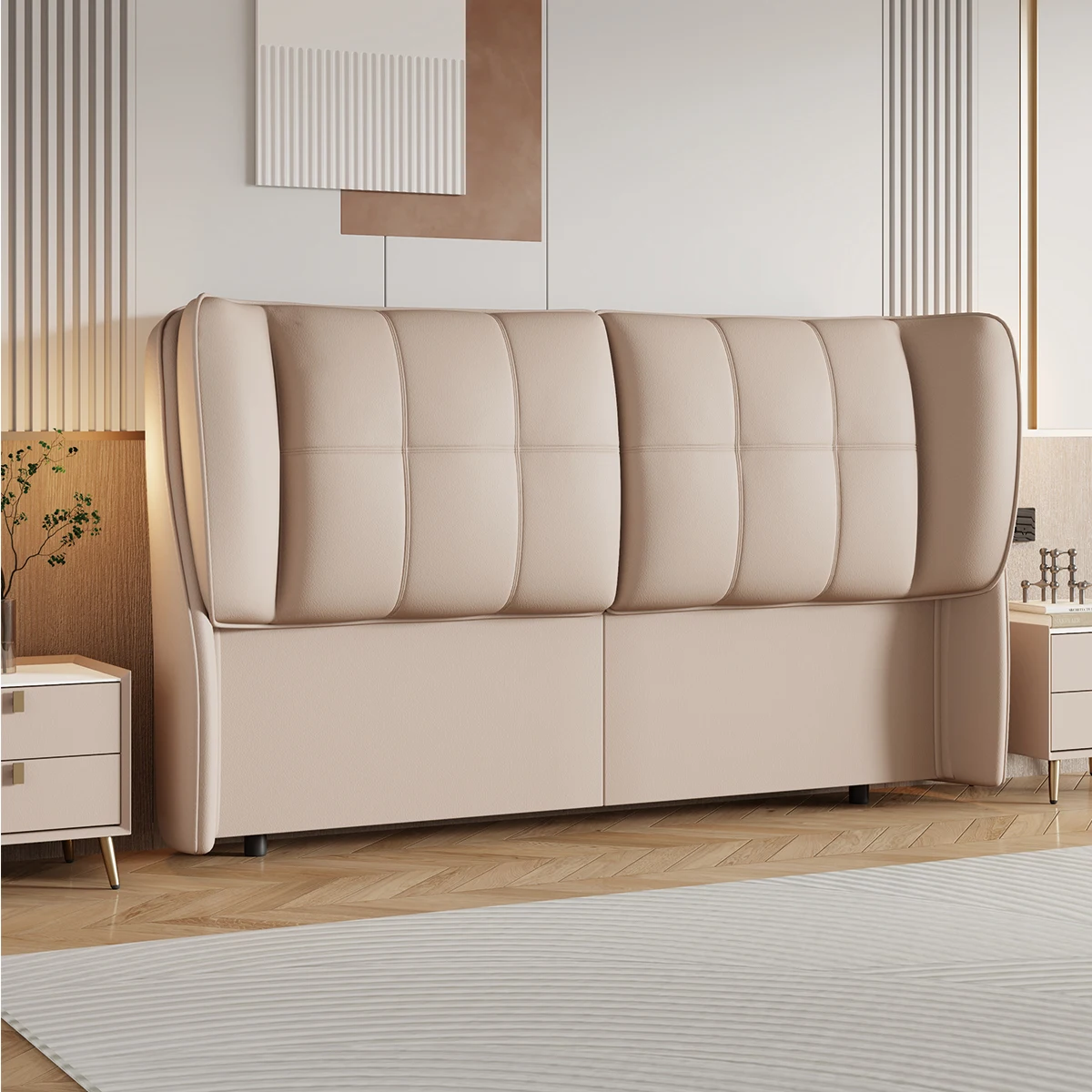 Leather headboard soft bag simple modern light luxury high sense master bedroom backrest single buy bedside solid wood
Leather headboard soft bag simple modern light luxury high sense master bedroom backrest single buy bedside solid wood