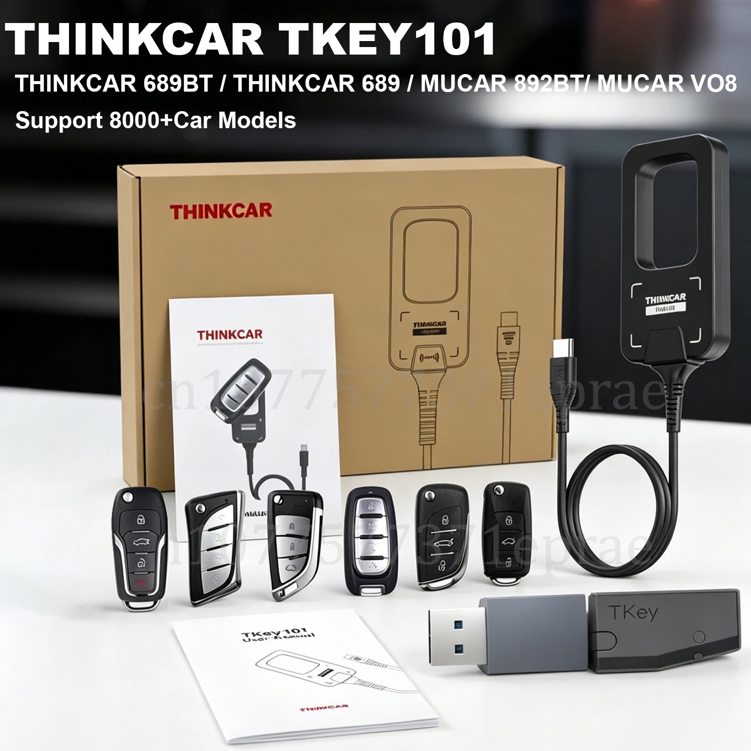 THINKCAR TKEY 101 GL Version Universal Car Key Programmer TKEY101 with 6 Unit Remote Keys Anti-theft For MUCAR 892BT 689BT
THINKCAR TKEY 101 GL Version Universal Car Key Programmer TKEY101 with 6 Unit Remote Keys Anti-theft For MUCAR 892BT 689BT