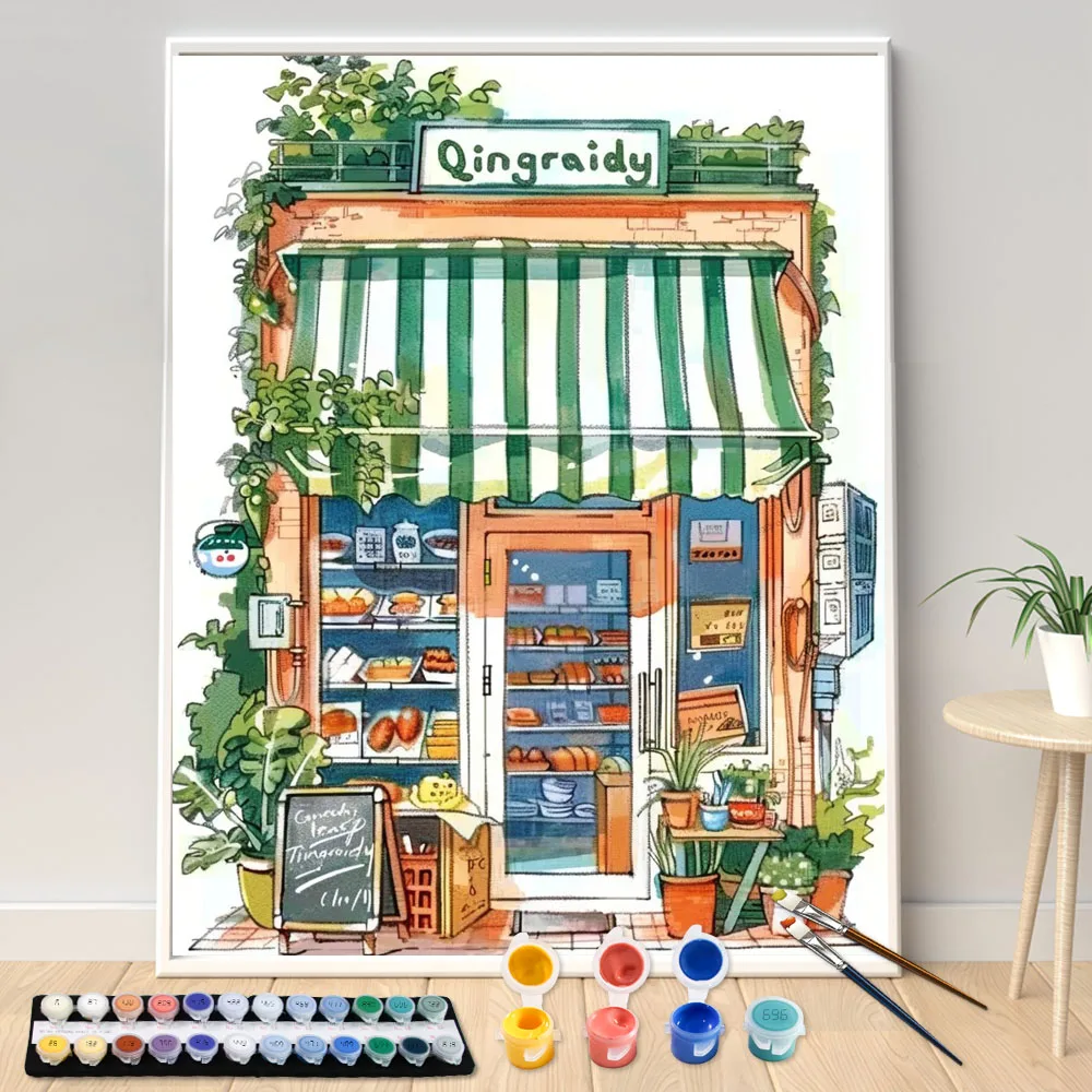 Painting By Numbers 40x50cm Kits Hand-drawn shop Picture By Numbers For Home Decors Handpainted Diy Gift
Painting By Numbers 40x50cm Kits Hand-drawn shop Picture By Numbers For Home Decors Handpainted Diy Gift