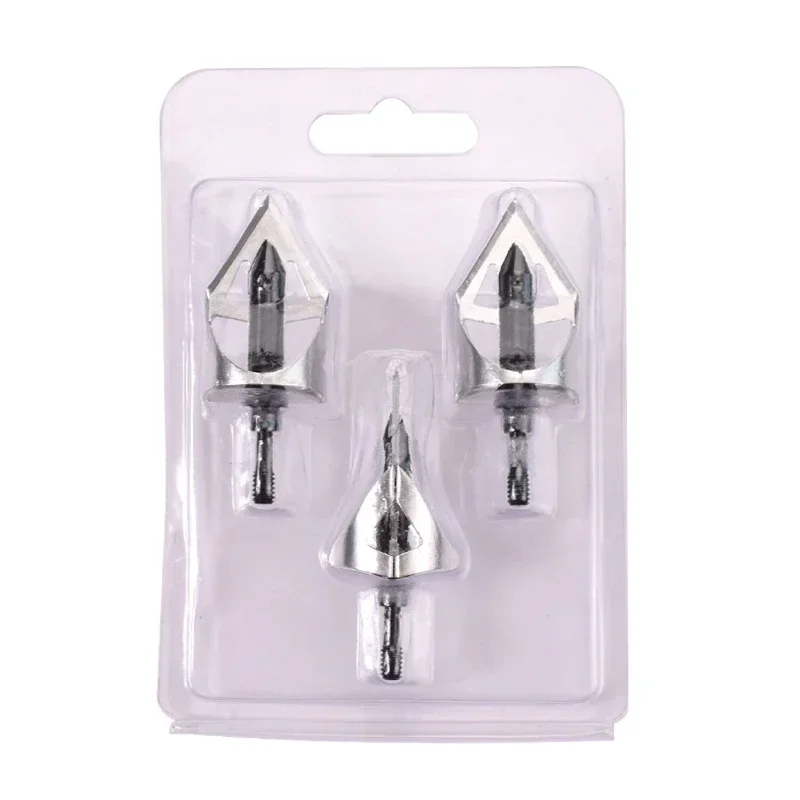 3Pcs 3-Blade 100 grains Broadhead for Archery Outdoor Target Hunting Bows Arrow Heads Shooting Point Tip
3Pcs 3-Blade 100 grains Broadhead for Archery Outdoor Target Hunting Bows Arrow Heads Shooting Point Tip