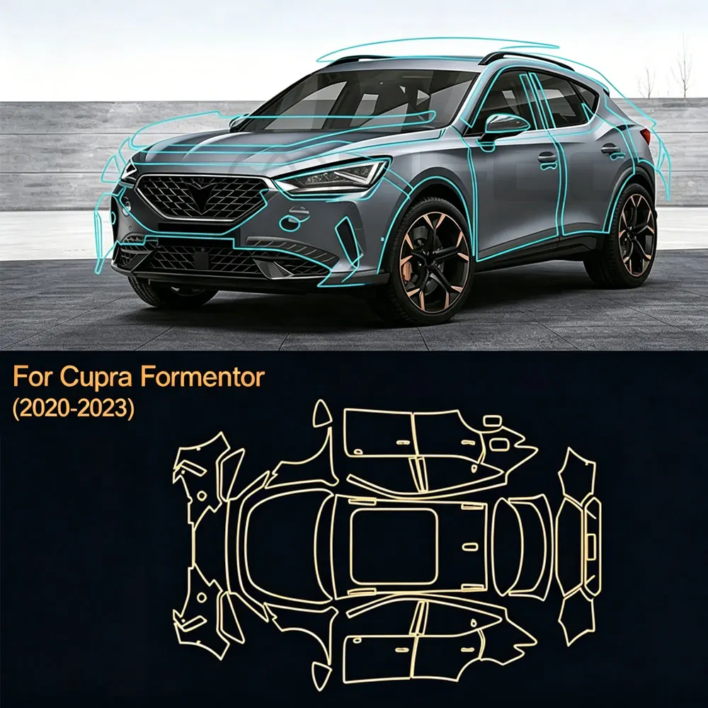 For Seat Cupra Formentor 2020-2023 TPU 9mil Car Paint Protection Film Precut Self-Repairing Scratch Resistant Car Accessories
For Seat Cupra Formentor 2020-2023 TPU 9mil Car Paint Protection Film Precut Self-Repairing Scratch Resistant Car Accessories
