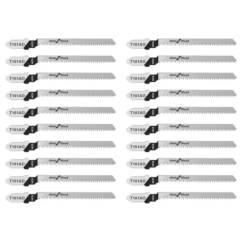 ABRU-Jigsaw Blade Set 20-Pack T101AO T-Shank 3-Inch For Cutting Wood, PVC, And Plastic
ABRU-Jigsaw Blade Set 20-Pack T101AO T-Shank 3-Inch For Cutting Wood, PVC, And Plastic