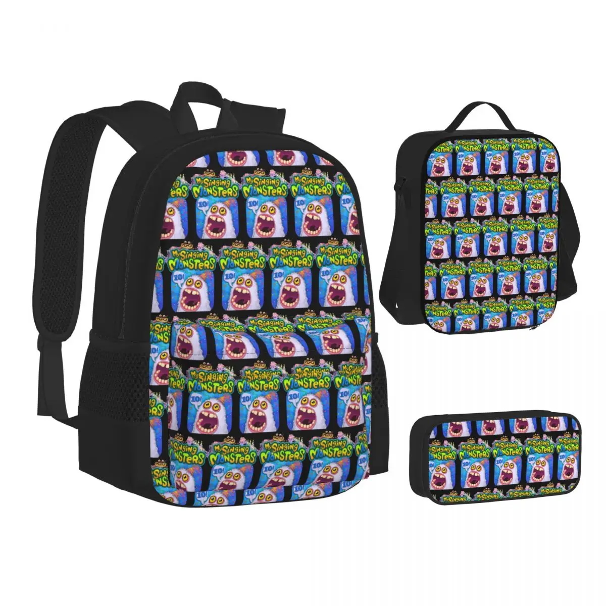 Wubbox My Singing Monsters Backpacks Boys Girls Bookbag Children School Bags Kids Rucksack Lunch Bag Pen Bag Three-Piece Set
Wubbox My Singing Monsters Backpacks Boys Girls Bookbag Children School Bags Kids Rucksack Lunch Bag Pen Bag Three-Piece Set