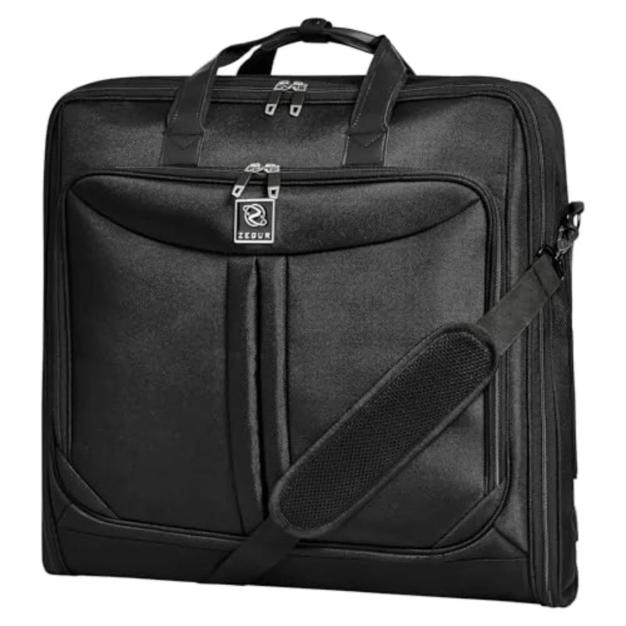 Premium Suit Garment Bag Carry On - Hangs 4 Suits - Travel and Business with Shoulder Strap and Laptop Compartment
Premium Suit Garment Bag Carry On - Hangs 4 Suits - Travel and Business with Shoulder Strap and Laptop Compartment