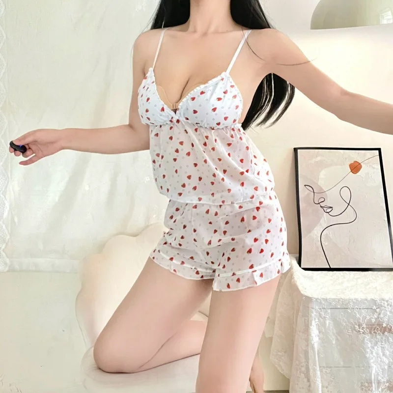 Women's Sexy Trendy Pink Dress Cute Fitted Mini Nightgown Lace Trim Detail Strap Summer Style strawberry Print
Women's Sexy Trendy Pink Dress Cute Fitted Mini Nightgown Lace Trim Detail Strap Summer Style strawberry Print