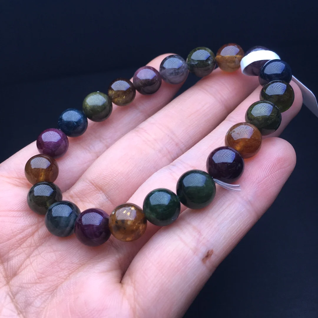 8MM Natural Colored Tourmaline Bracelet Jewelry For Woman Men Healing Fengshui Stretch Fashion Gift 1PCS
8MM Natural Colored Tourmaline Bracelet Jewelry For Woman Men Healing Fengshui Stretch Fashion Gift 1PCS