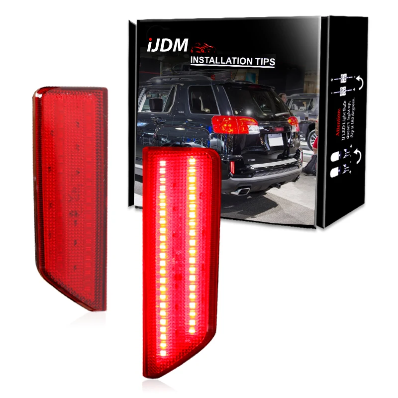 iJDM Car Taillight Style Full Red LED Rear Bumper Reflector Lights For 2016-2017 GMC Terrain Tail/Brake, Rear Fog Lamps 12V
iJDM Car Taillight Style Full Red LED Rear Bumper Reflector Lights For 2016-2017 GMC Terrain Tail/Brake, Rear Fog Lamps 12V