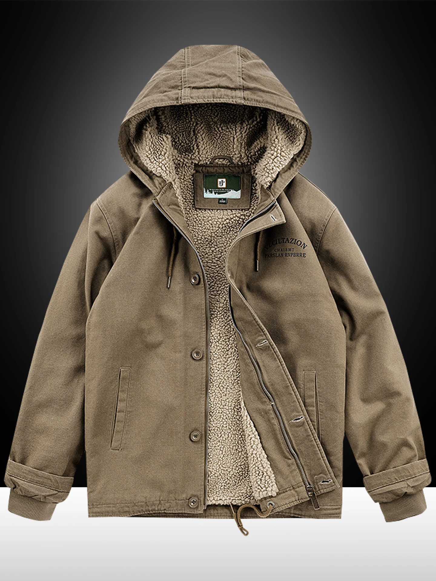 Зимнее хлопковое платье с подкладкой Thiened Fce, мужское свободное пальто с капюшоном, теплый ветрозащитный жилет из овчины большого размера, Urban Faion
Зимнее хлопковое платье с подкладкой Thiened Fce, мужское свободное пальто с капюшоном, теплый ветрозащитный жилет из овчины большого размера, Urban Faion