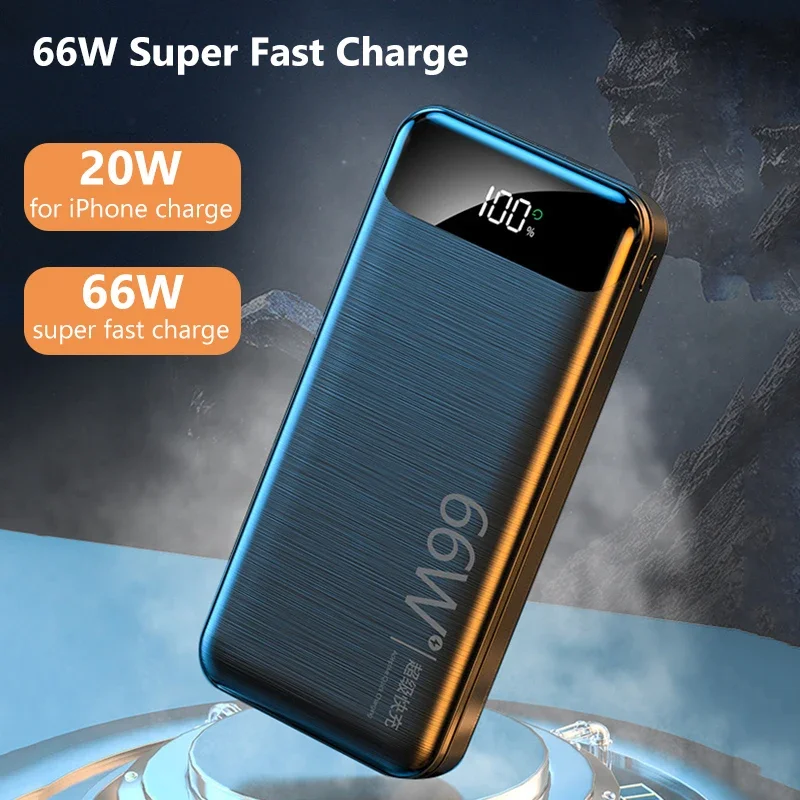 66W Super Fast Charging 20000mAh Power Bank for Huawei Samsung External Battery Charger for iPhone 12 Xiaomi Portable Powerbank
66W Super Fast Charging 20000mAh Power Bank for Huawei Samsung External Battery Charger for iPhone 12 Xiaomi Portable Powerbank