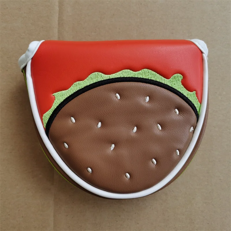 Hamburger golf putter head cover leather club big full mallet putter headcover drop shipping
Hamburger golf putter head cover leather club big full mallet putter headcover drop shipping