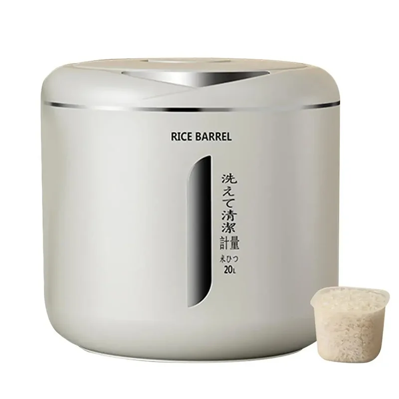 Practical-Rice Bucket Moisture-Proof Insect-Proof Sealed Tank Pressed Thickened Powder Storage Bucket Kitchen Storage Box
Practical-Rice Bucket Moisture-Proof Insect-Proof Sealed Tank Pressed Thickened Powder Storage Bucket Kitchen Storage Box