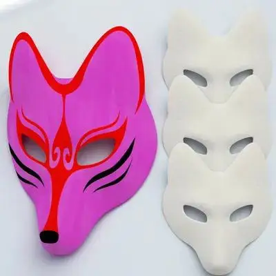 4Pcs Fox Mask DIY Blank White Masks Paintable Masquerade Costume Party Halloween Cosplay DIY Mask Masquerade Masks
4Pcs Fox Mask DIY Blank White Masks Paintable Masquerade Costume Party Halloween Cosplay DIY Mask Masquerade Masks