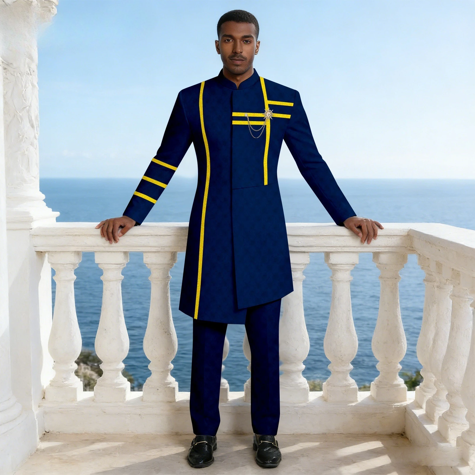 New Casual Men's Suit Slim Two-piece Set Costume Homme Suits for Costume Homme Pour Mariage Terno Masculino Completo
New Casual Men's Suit Slim Two-piece Set Costume Homme Suits for Costume Homme Pour Mariage Terno Masculino Completo