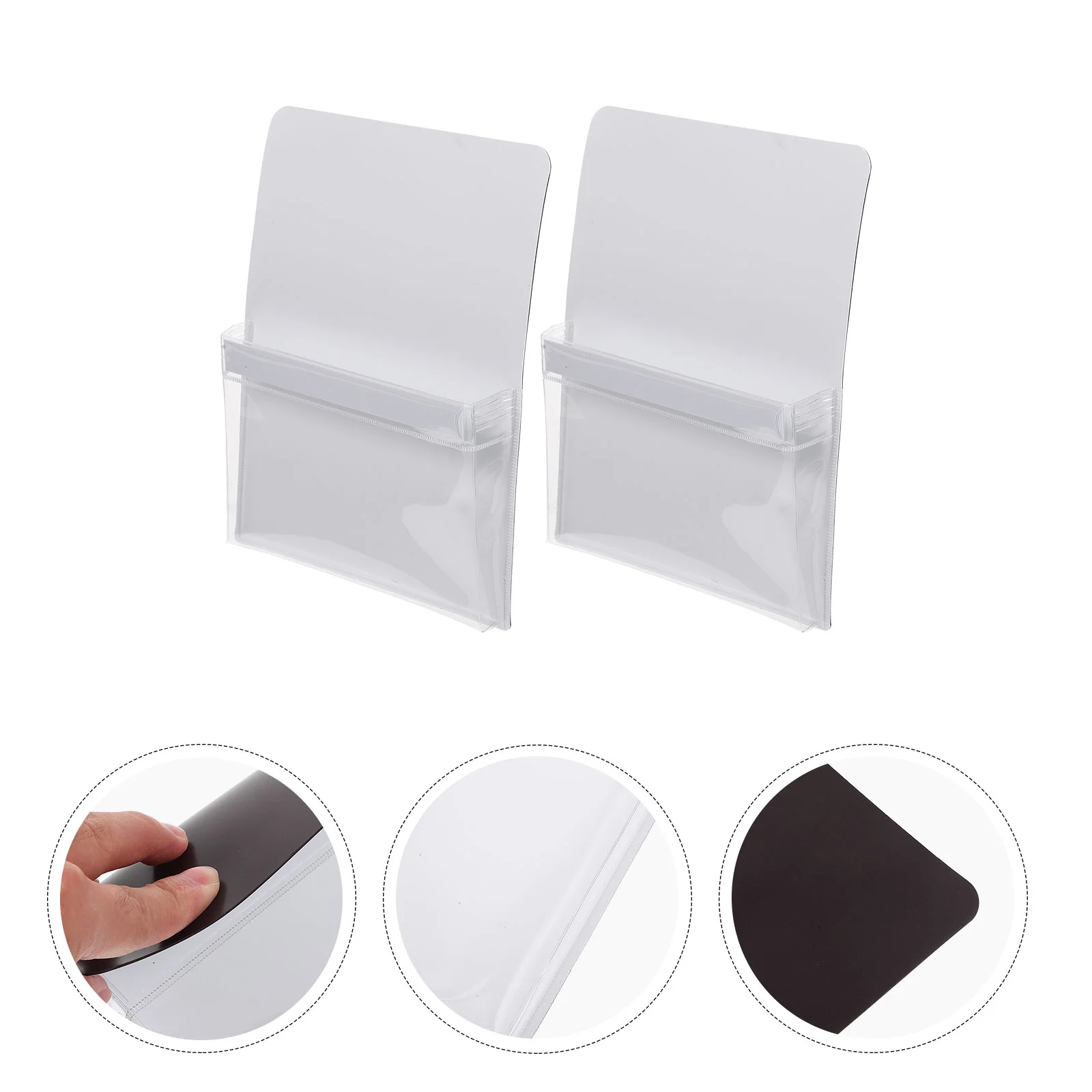 2 Pcs Fine Tip Dry Erase Markers Magnetic Chalkboard Pencil Case Holders Refrigerator Storage Bags
2 Pcs Fine Tip Dry Erase Markers Magnetic Chalkboard Pencil Case Holders Refrigerator Storage Bags