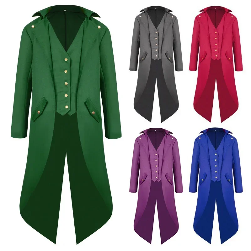 Chaqueta Medieval Steampunk Para Hombres Y Niños, Disfraz De Cosplay, Chaqueta Medieval Victoria, Góticos Disfraces De Halloween
Chaqueta Medieval Steampunk Para Hombres Y Niños, Disfraz De Cosplay, Chaqueta Medieval Victoria, Góticos Disfraces De Halloween