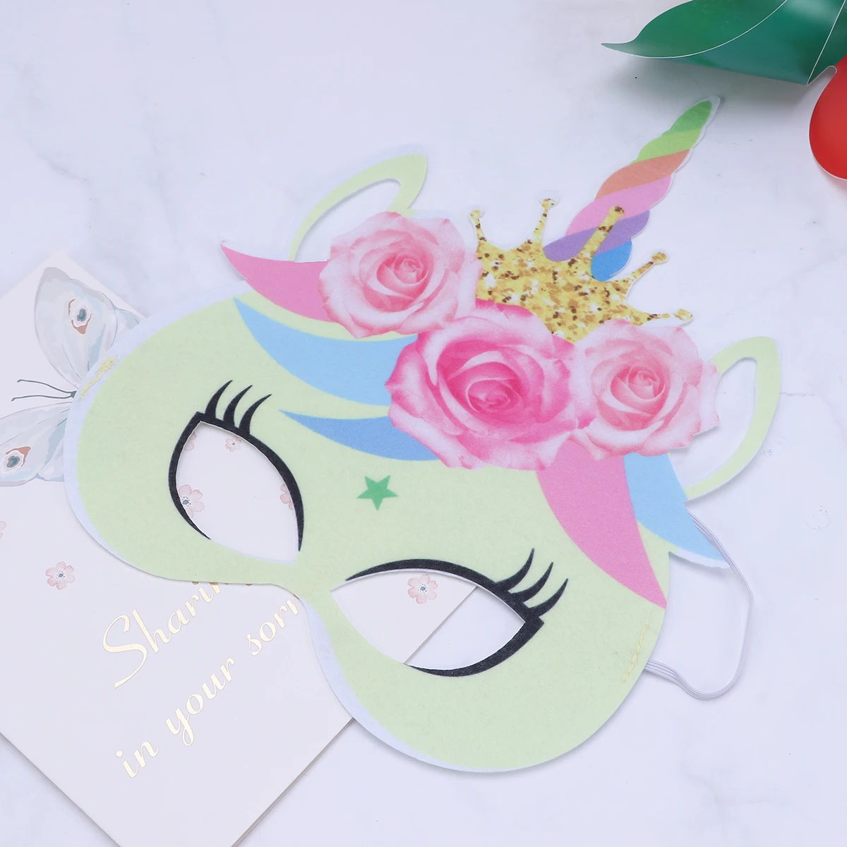 Unicorn Mask for Kids Children Party Masquerade Cosplay Costume Premium Paper Comfortable Elastic One Size Fits Birthday Stage
Unicorn Mask for Kids Children Party Masquerade Cosplay Costume Premium Paper Comfortable Elastic One Size Fits Birthday Stage