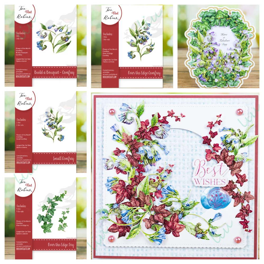Metal Cutting Dies over the Edge Comfrey Edge Ivy Die Set for DIY Holiday Greeting Cards Handmade Calendar Album 2025 March New
Metal Cutting Dies over the Edge Comfrey Edge Ivy Die Set for DIY Holiday Greeting Cards Handmade Calendar Album 2025 March New