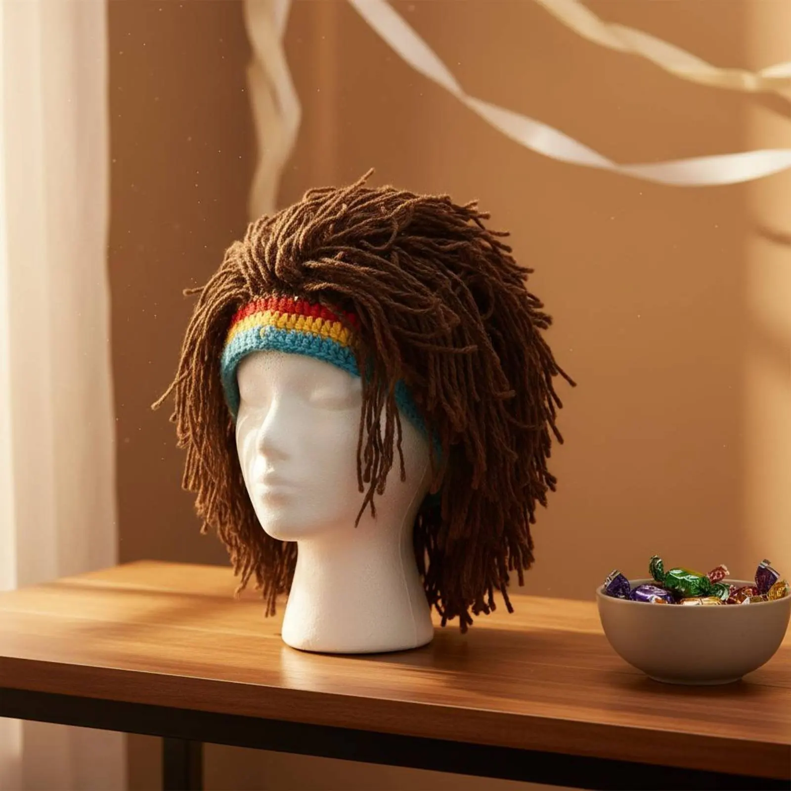 Knit Hat with Dreadlocks Warm Dreadlock Beanie Headpiece Beanie Single Size Fits Most Hip Hop Party Hat Soft and Comfortable
Knit Hat with Dreadlocks Warm Dreadlock Beanie Headpiece Beanie Single Size Fits Most Hip Hop Party Hat Soft and Comfortable