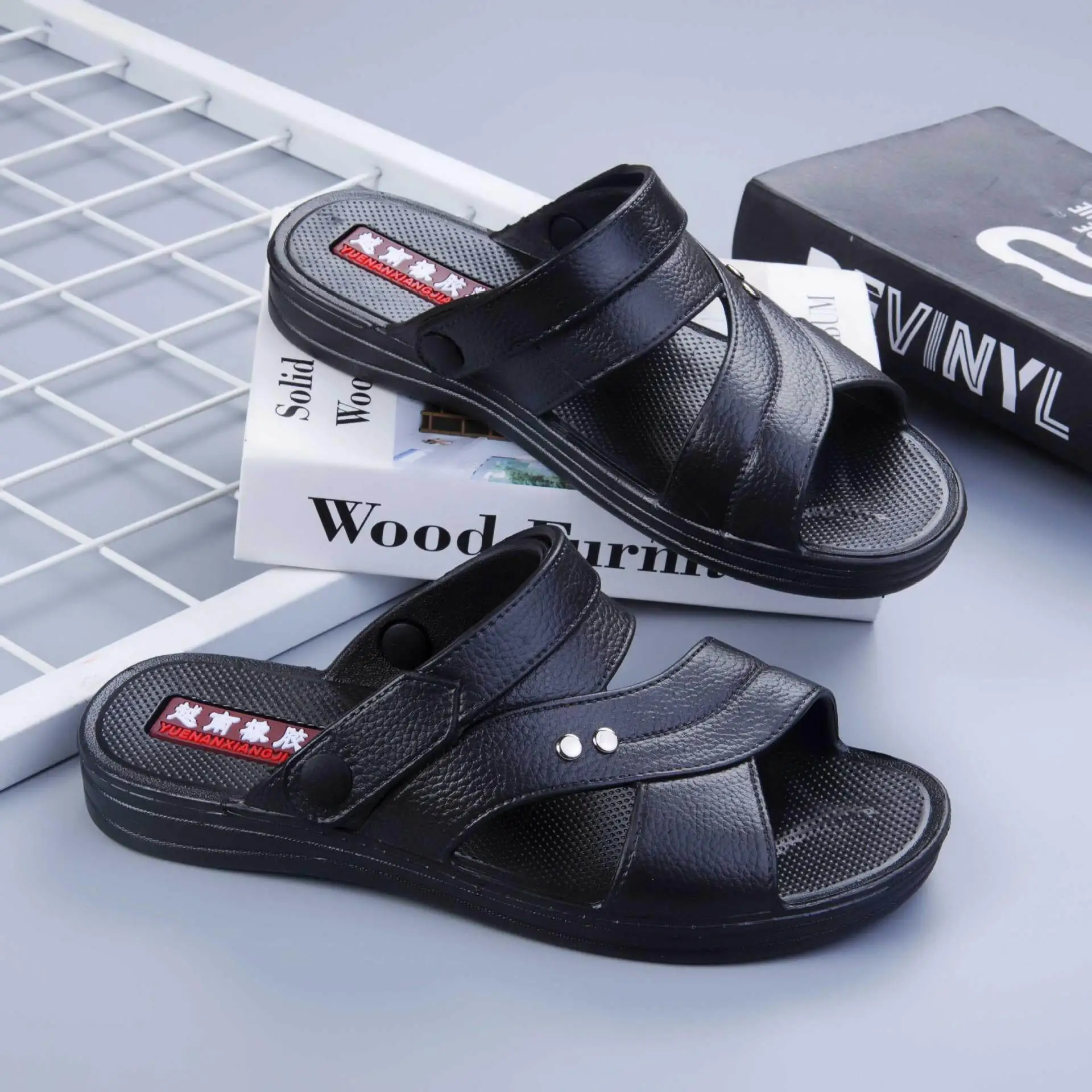 New Men's Rubber Rope Sole Sandals Thick Bottom Wear-Resistant Plastic Slippers Anti-Slip Casual Slip-On Summer Shoes
New Men's Rubber Rope Sole Sandals Thick Bottom Wear-Resistant Plastic Slippers Anti-Slip Casual Slip-On Summer Shoes