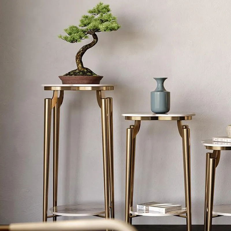 Light luxury slate flower rack, stainless steel hotel living room, floor-to-ceiling indoor balcony, shelf, villa bonsai
Light luxury slate flower rack, stainless steel hotel living room, floor-to-ceiling indoor balcony, shelf, villa bonsai