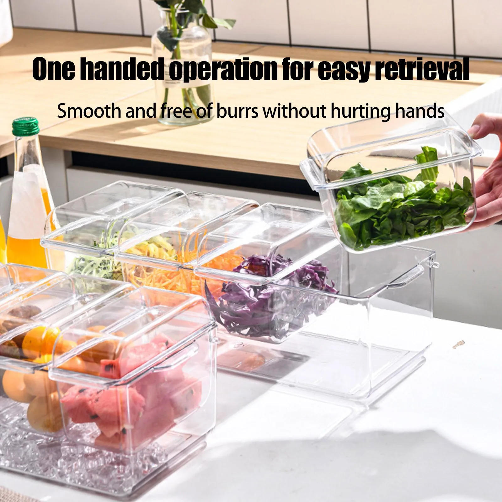4/5 Compartment Seasoning Case Bar Ice Cooled Condiment Box Bar Drinks Fruit Snack Container Storage Boxes Fruit Tray
4/5 Compartment Seasoning Case Bar Ice Cooled Condiment Box Bar Drinks Fruit Snack Container Storage Boxes Fruit Tray