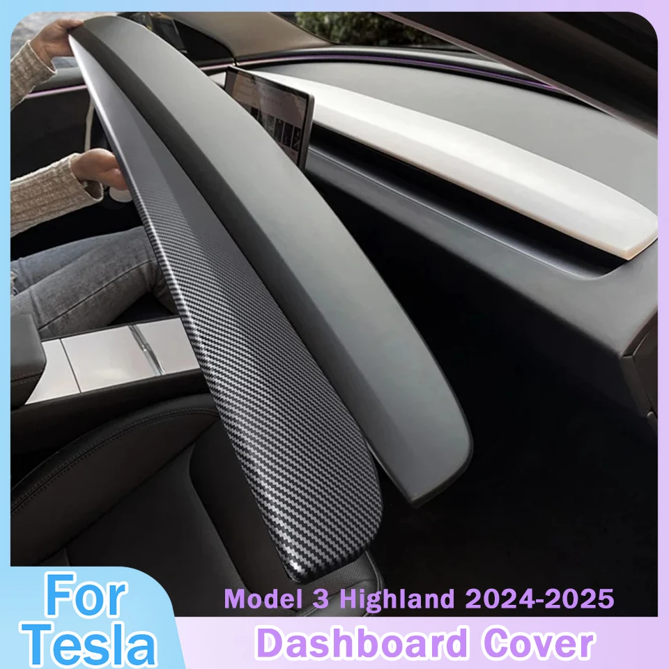 Чехол на приборную панель для Tesla Model 3 Highland 2024 2025, новый набор декоративных полосок для центральной консоли из АБС-пластика, аксессуары для салона автомобиля
Чехол на приборную панель для Tesla Model 3 Highland 2024 2025, новый набор декоративных полосок для центральной консоли из АБС-пластика, аксессуары для салона автомобиля