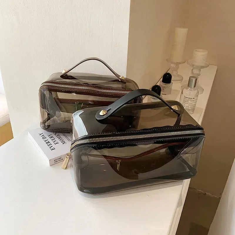 1 toiletry bag, hand-held, large capacity waterproof travel bag, women's and men's shower and makeup bag, storage bag, portable
1 toiletry bag, hand-held, large capacity waterproof travel bag, women's and men's shower and makeup bag, storage bag, portable