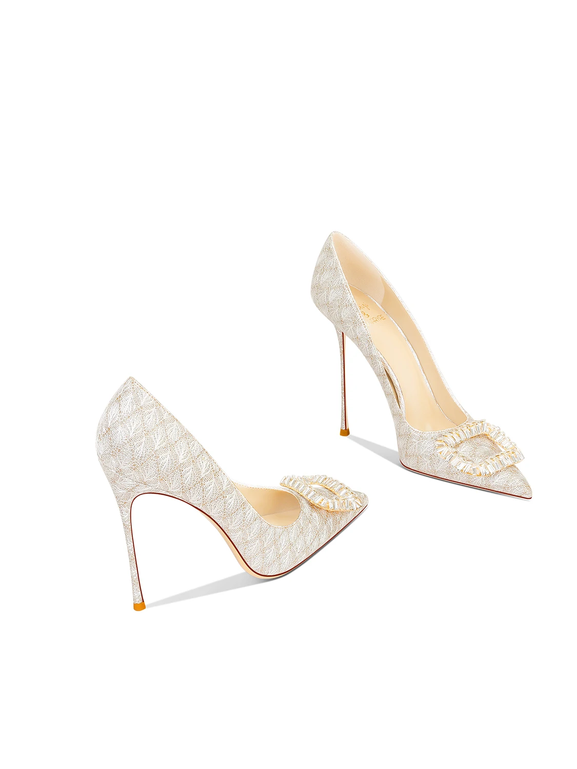 Light Gold Rhinestone Square Buckle 2025 Spring New Pointed Stiletto High Heels Women
Light Gold Rhinestone Square Buckle 2025 Spring New Pointed Stiletto High Heels Women