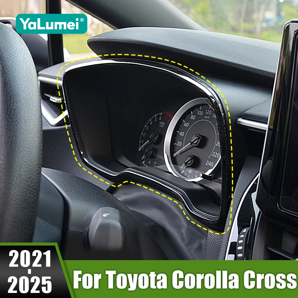 For Toyota Corolla Cross XG10 Hybrid 2021-2024 2025 Stainless Car Dashboard Frame Display Speedometer Gauge Cover Sticker Trim
For Toyota Corolla Cross XG10 Hybrid 2021-2024 2025 Stainless Car Dashboard Frame Display Speedometer Gauge Cover Sticker Trim